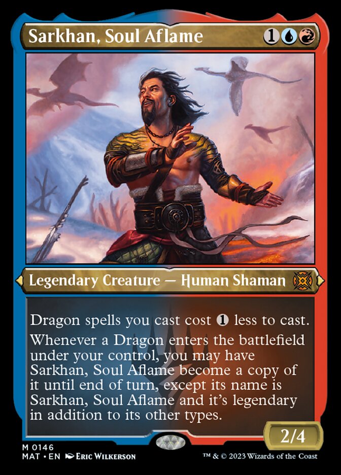 Sarkhan, Soul Aflame (Foil Etched) [March of the Machine: The Aftermath] | Sanctuary Gaming