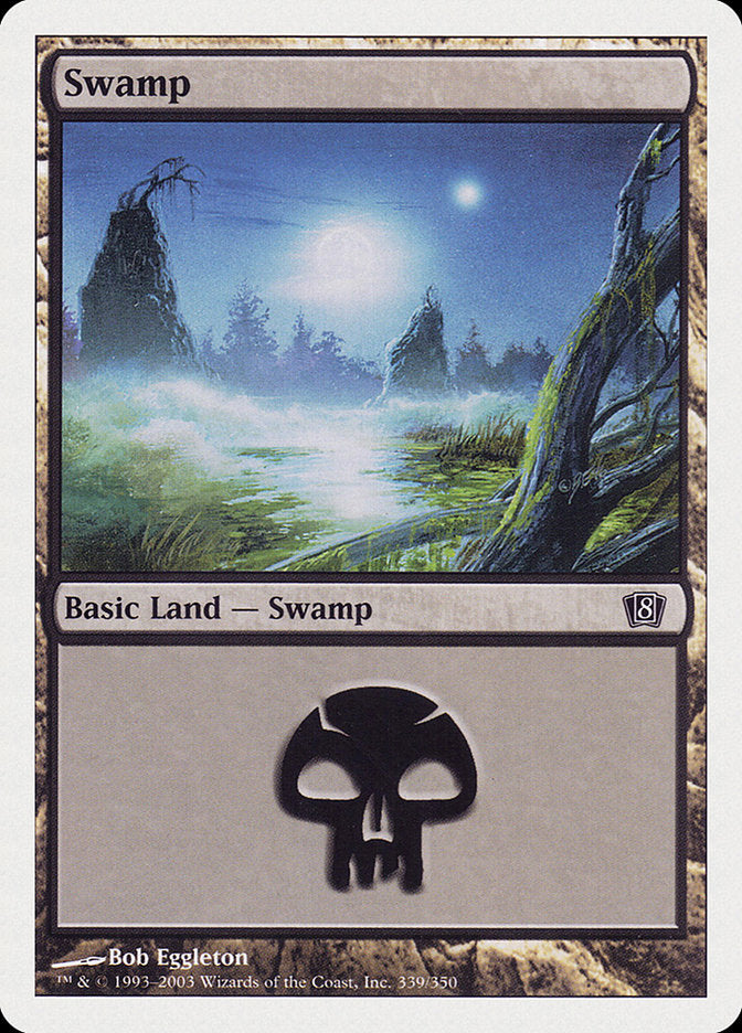 Swamp (339) [Eighth Edition] | Sanctuary Gaming