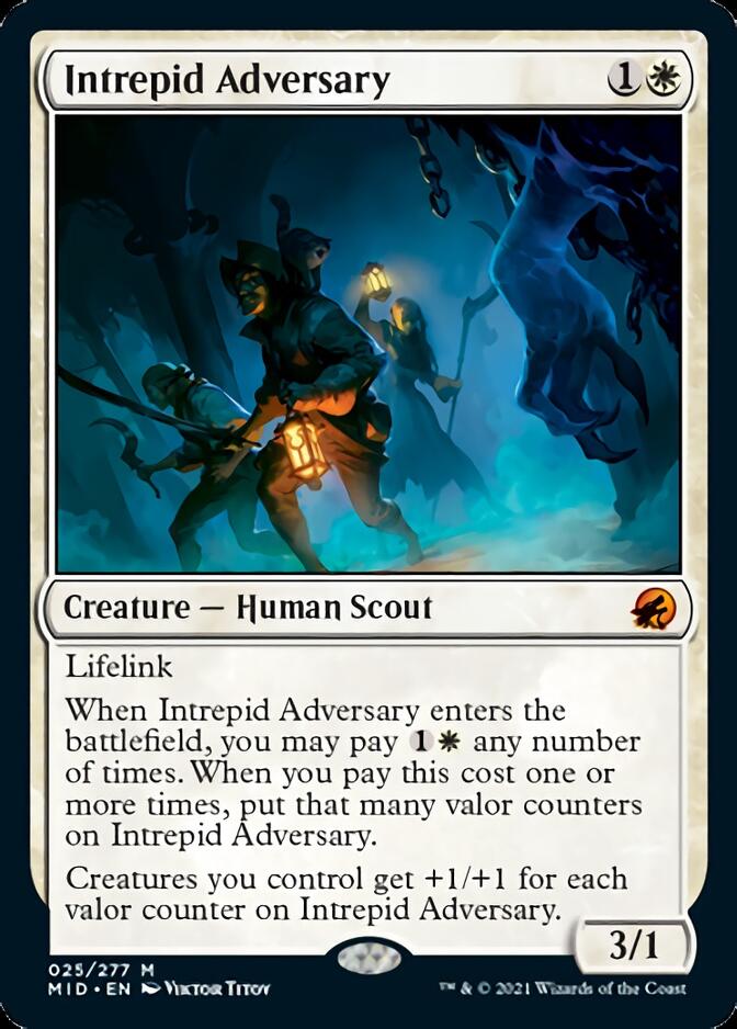 Intrepid Adversary [Innistrad: Midnight Hunt] | Sanctuary Gaming