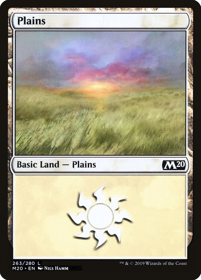 Plains (#263) [Core Set 2020] | Sanctuary Gaming