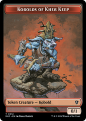 Gold // Kobolds of Kher Keep Double-Sided Token [Murders at Karlov Manor Commander Tokens] | Sanctuary Gaming