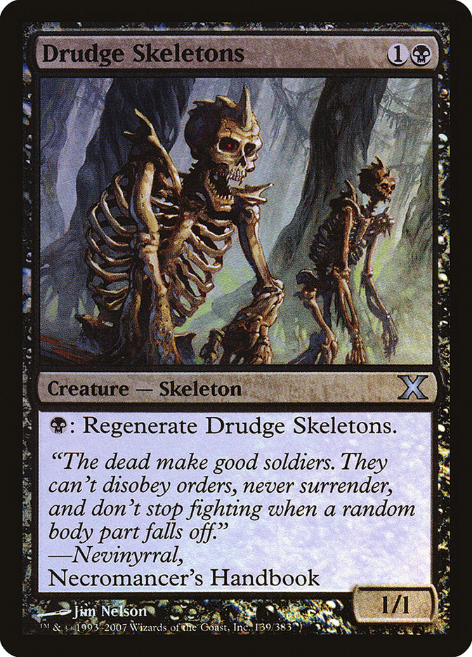 Drudge Skeletons (Premium Foil) [Tenth Edition] | Sanctuary Gaming