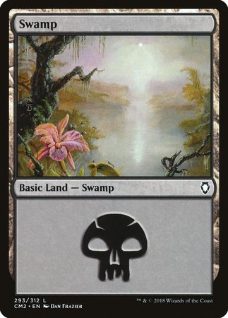 Swamp (293) [Commander Anthology Volume II] | Sanctuary Gaming