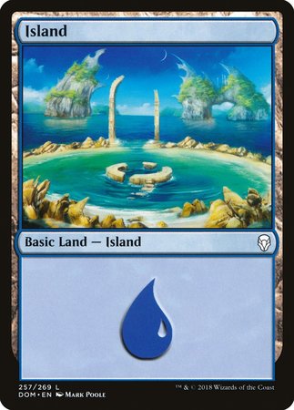 Island (257) [Dominaria] | Sanctuary Gaming