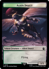 Copy // Alien Insect Double-Sided Token [Doctor Who Tokens] | Sanctuary Gaming