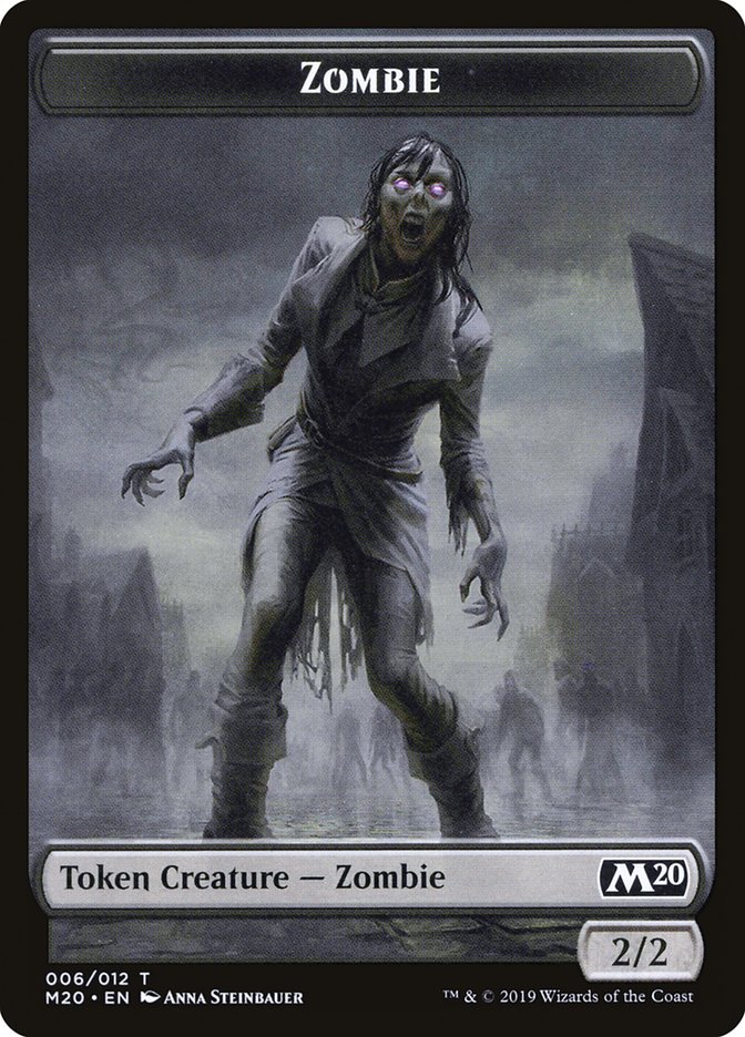 Dragon (002) // Zombie Double-Sided Token [Game Night 2019 Tokens] | Sanctuary Gaming