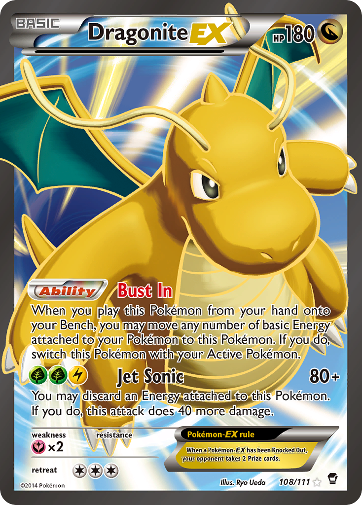 Dragonite EX (108/111) [XY: Furious Fists] | Sanctuary Gaming