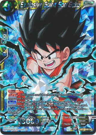 Explosive Spirit Son Goku (Shatterfoil) (BT3-088) [Dragon Brawl] | Sanctuary Gaming