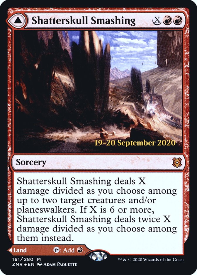 Shatterskull Smashing // Shatterskull, the Hammer Pass  [Zendikar Rising Prerelease Promos] | Sanctuary Gaming