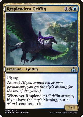 Resplendent Griffin [Rivals of Ixalan] | Sanctuary Gaming