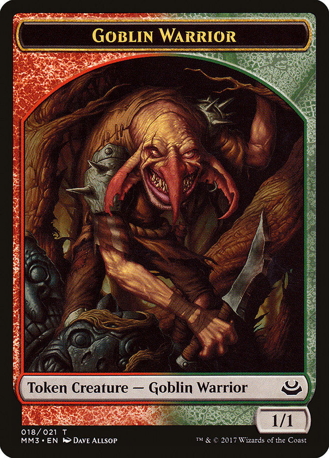 Goblin Warrior [Modern Masters 2017 Tokens] | Sanctuary Gaming