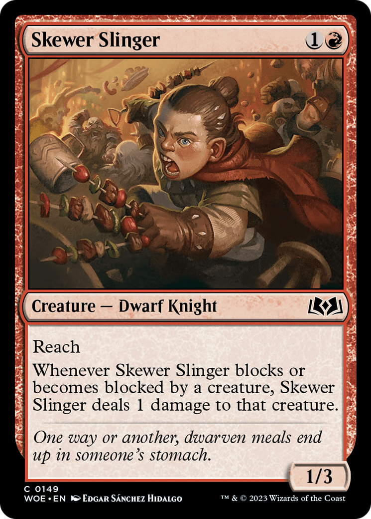 Skewer Slinger [Wilds of Eldraine] | Sanctuary Gaming