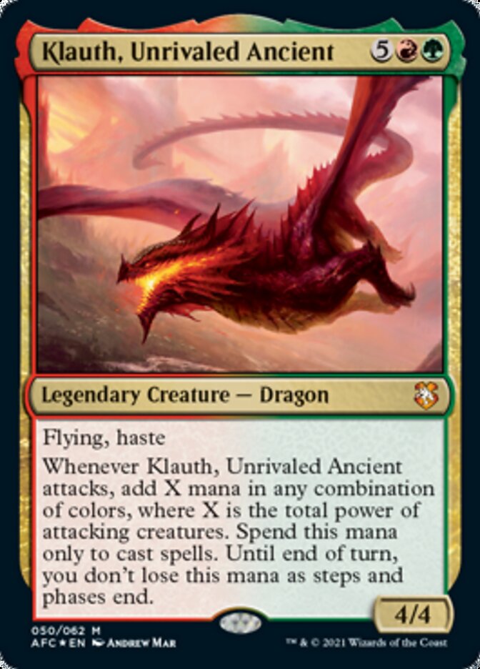 Klauth, Unrivaled Ancient [Dungeons & Dragons: Adventures in the Forgotten Realms Commander] | Sanctuary Gaming