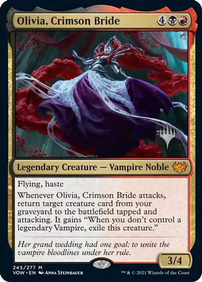 Olivia, Crimson Bride (Promo Pack) [Innistrad: Crimson Vow Promo Pack] | Sanctuary Gaming