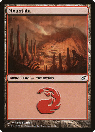 Mountain (61) [Duel Decks: Jace vs. Chandra] | Sanctuary Gaming