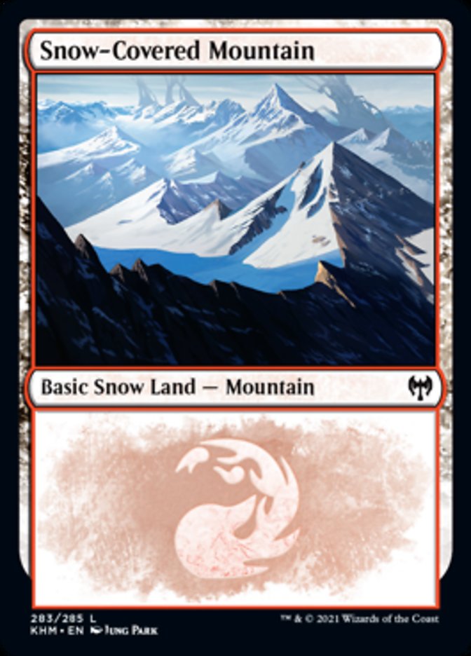 Snow-Covered Mountain (283) [Kaldheim] | Sanctuary Gaming