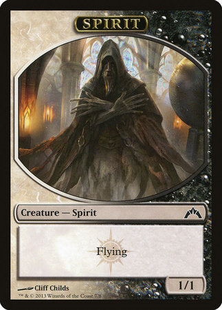 Spirit Token (Black/White) [Gatecrash Tokens] | Sanctuary Gaming