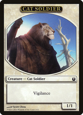 Cat Soldier Token [Born of the Gods Tokens] | Sanctuary Gaming