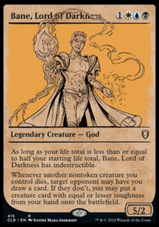 Bane, Lord of Darkness (Showcase) [Commander Legends: Battle for Baldur's Gate] | Sanctuary Gaming