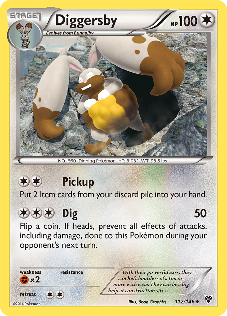 Diggersby (112/146) [XY: Base Set] | Sanctuary Gaming