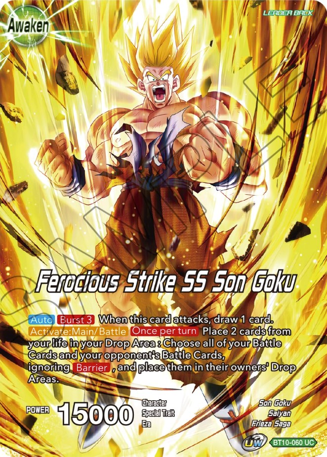 Son Goku // Ferocious Strike SS Son Goku (BT10-060) [Theme Selection: History of Son Goku] | Sanctuary Gaming