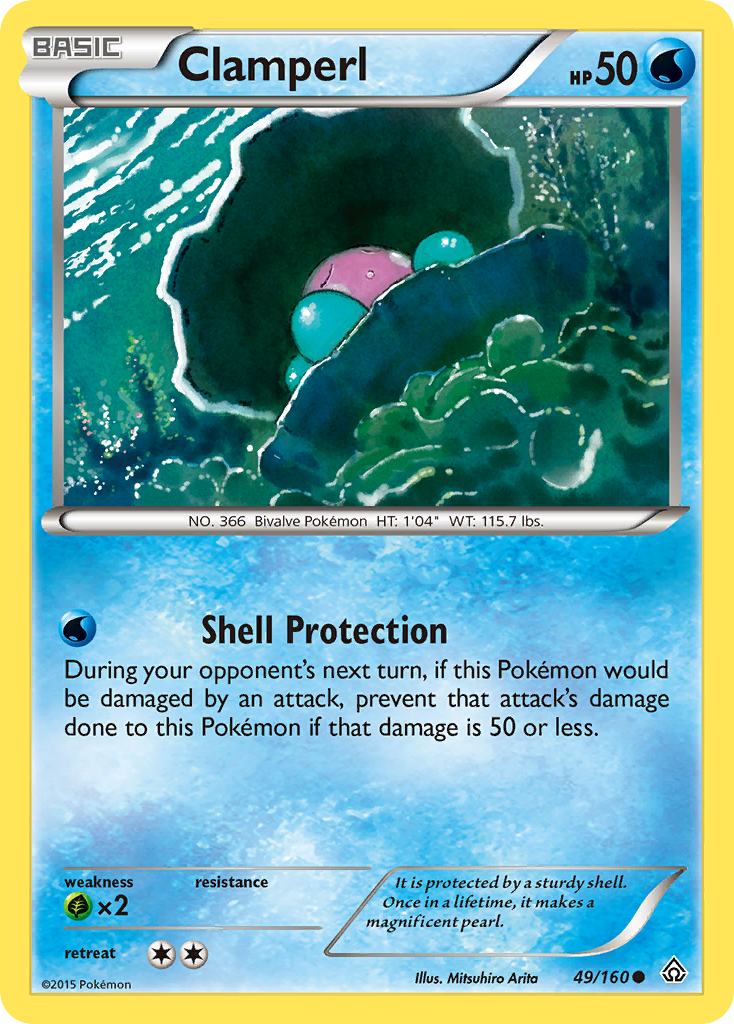 Clamperl (49/160) [XY: Primal Clash] | Sanctuary Gaming