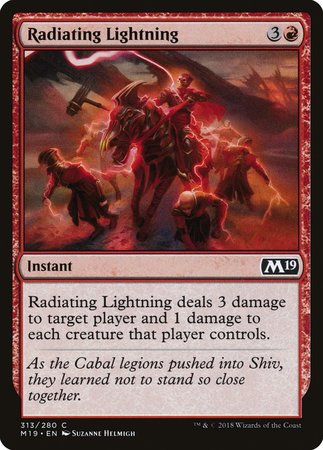 Radiating Lightning [Core Set 2019] | Sanctuary Gaming