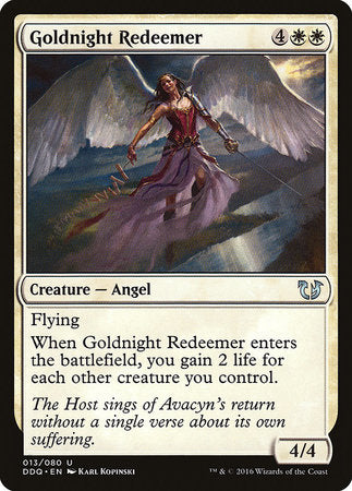 Goldnight Redeemer [Duel Decks: Blessed vs. Cursed] | Sanctuary Gaming