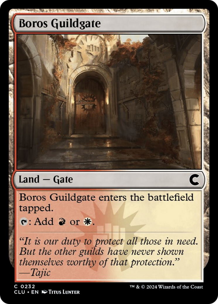 Boros Guildgate [Ravnica: Clue Edition] | Sanctuary Gaming