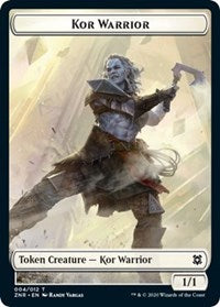 Kor Warrior // Plant Double-sided Token [Zendikar Rising Tokens] | Sanctuary Gaming
