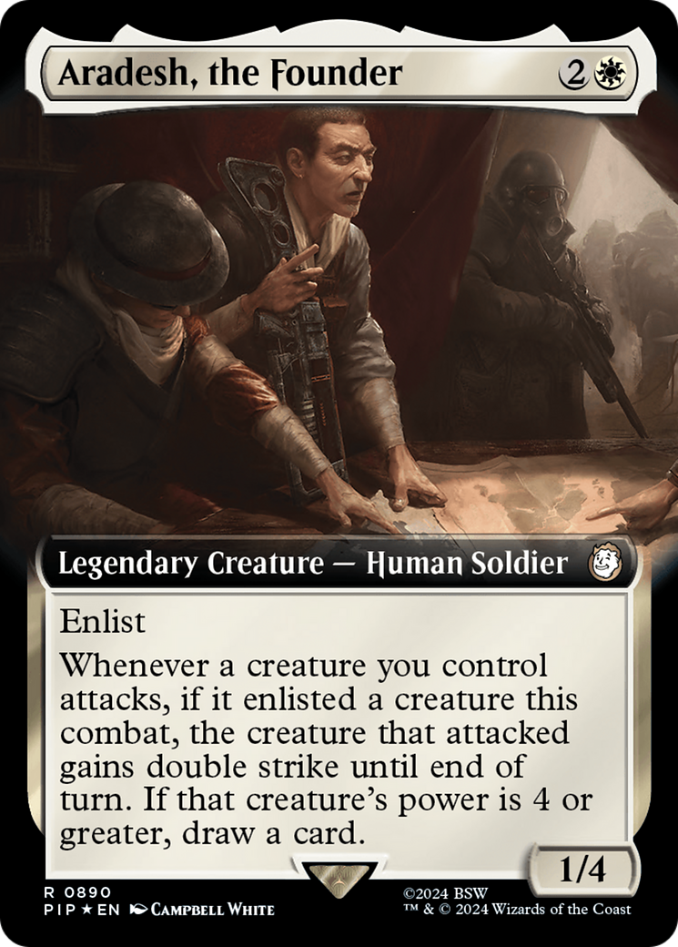 Aradesh, the Founder (Extended Art) (Surge Foil) [Fallout] | Sanctuary Gaming