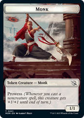 Monk // Kraken Double-Sided Token [March of the Machine Tokens] | Sanctuary Gaming