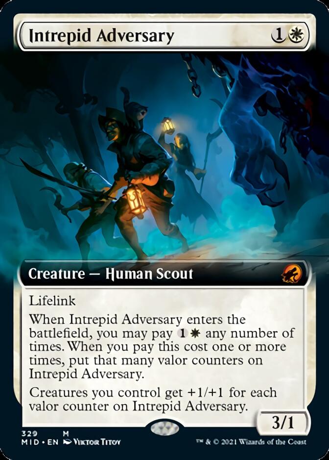 Intrepid Adversary (Extended) [Innistrad: Midnight Hunt] | Sanctuary Gaming