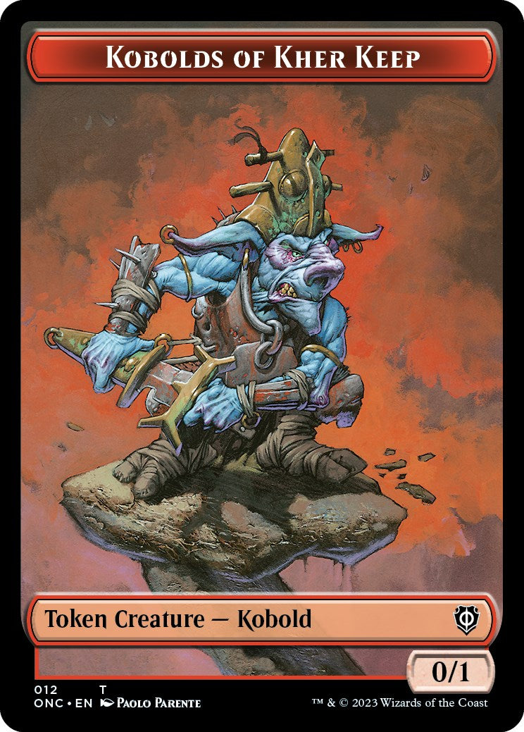 Kobolds of Kher Keep // Dragon Double-Sided Token [Phyrexia: All Will Be One Commander Tokens] | Sanctuary Gaming