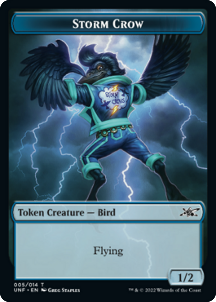 Clown Robot (002) // Storm Crow Double-sided Token [Unfinity Tokens] | Sanctuary Gaming