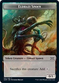 Eldrazi Spawn // Plant Double-sided Token [Double Masters Tokens] | Sanctuary Gaming