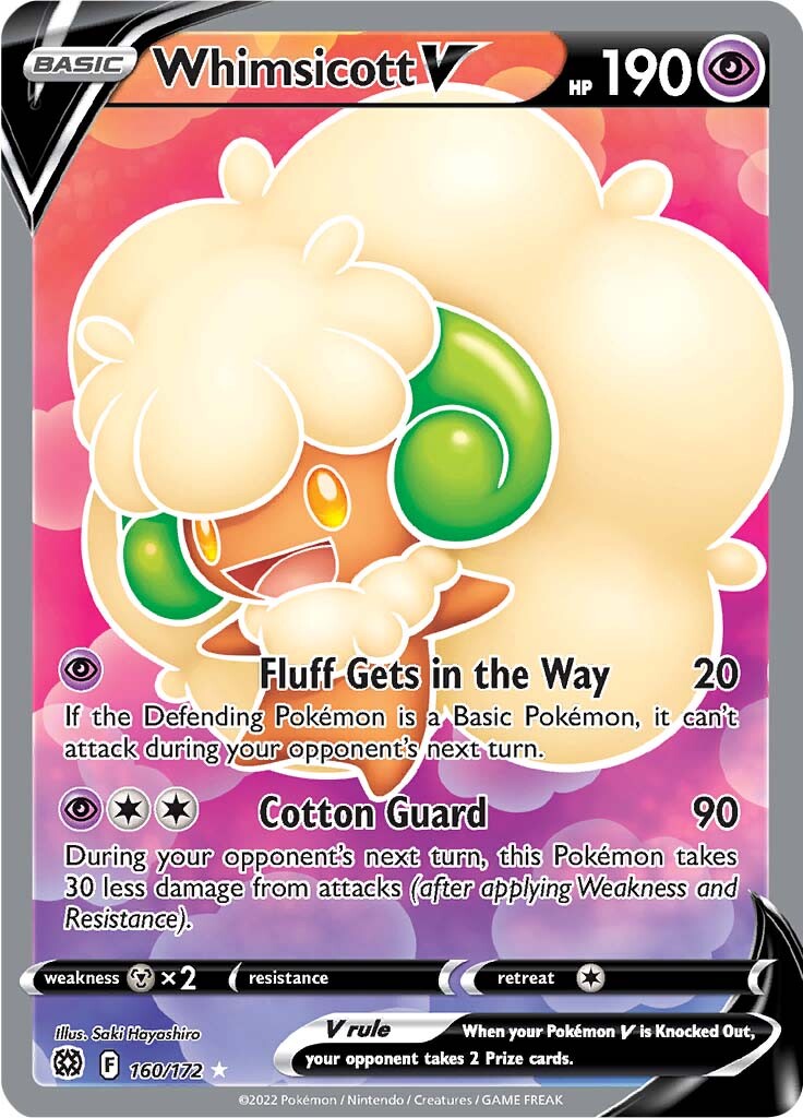 Whimsicott V (160/172) [Sword & Shield: Brilliant Stars] | Sanctuary Gaming