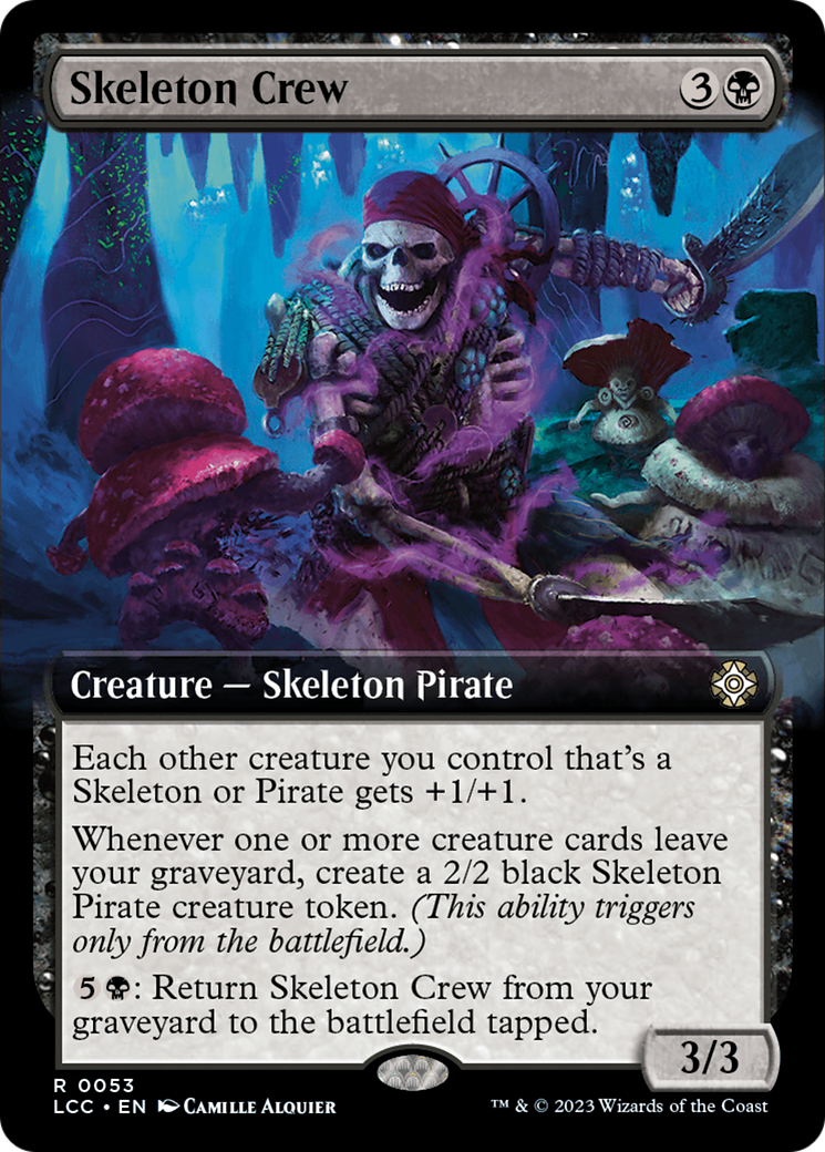 Skeleton Crew (Extended Art) [The Lost Caverns of Ixalan Commander] | Sanctuary Gaming