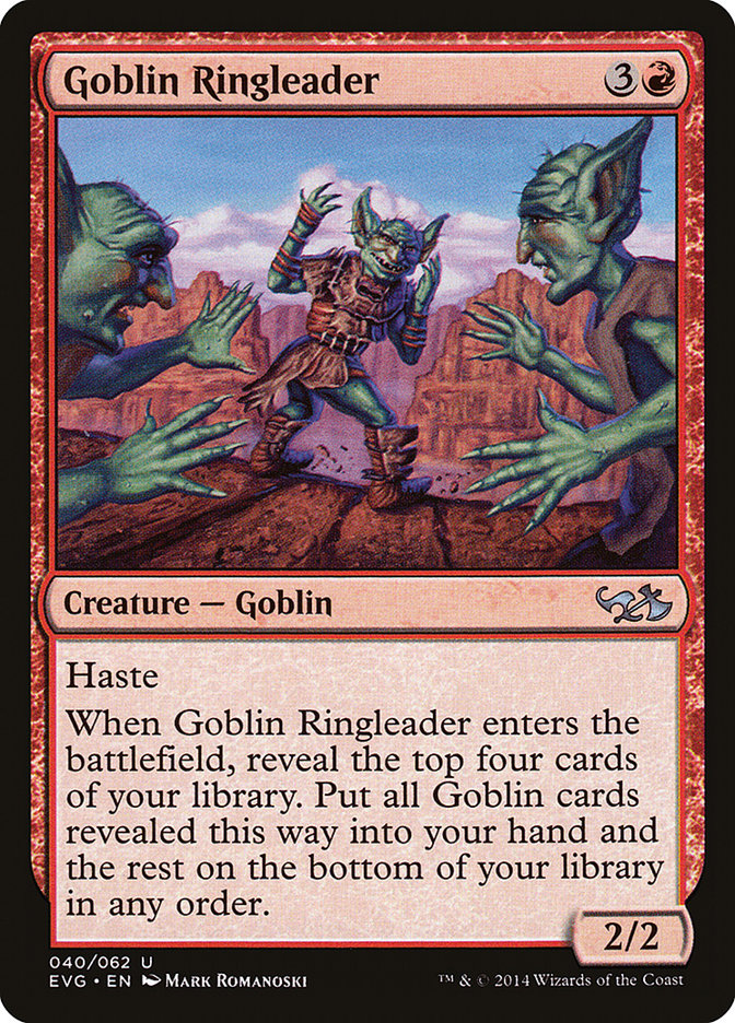 Goblin Ringleader (Elves vs. Goblins) [Duel Decks Anthology] | Sanctuary Gaming