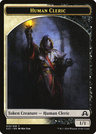 Human Cleric Token [Shadows over Innistrad Tokens] | Sanctuary Gaming