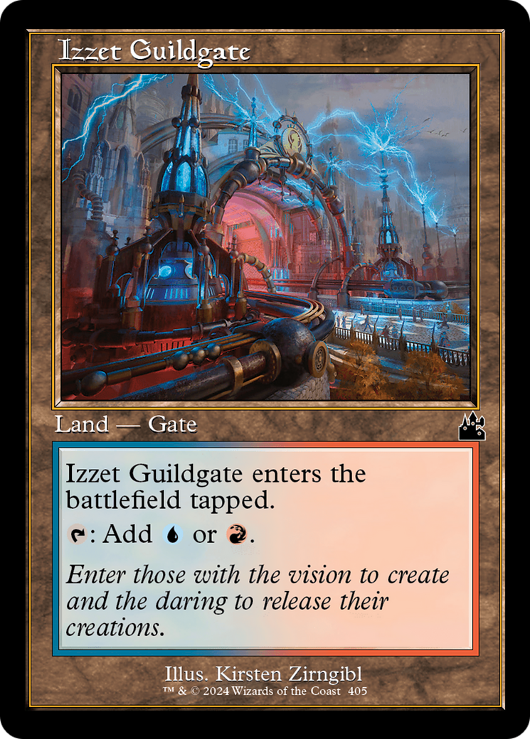 Izzet Guildgate (Retro Frame) [Ravnica Remastered] | Sanctuary Gaming