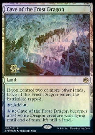 Cave of the Frost Dragon [Dungeons & Dragons: Adventures in the Forgotten Realms Prerelease Promos] | Sanctuary Gaming