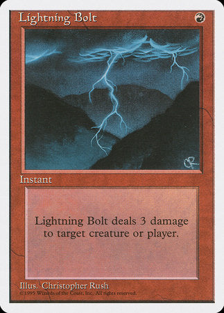 Lightning Bolt [Fourth Edition] | Sanctuary Gaming