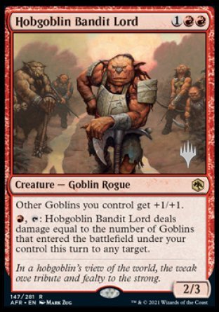 Hobgoblin Bandit Lord (Promo Pack) [Dungeons & Dragons: Adventures in the Forgotten Realms Promos] | Sanctuary Gaming