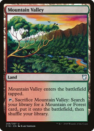 Mountain Valley [Commander 2018] | Sanctuary Gaming
