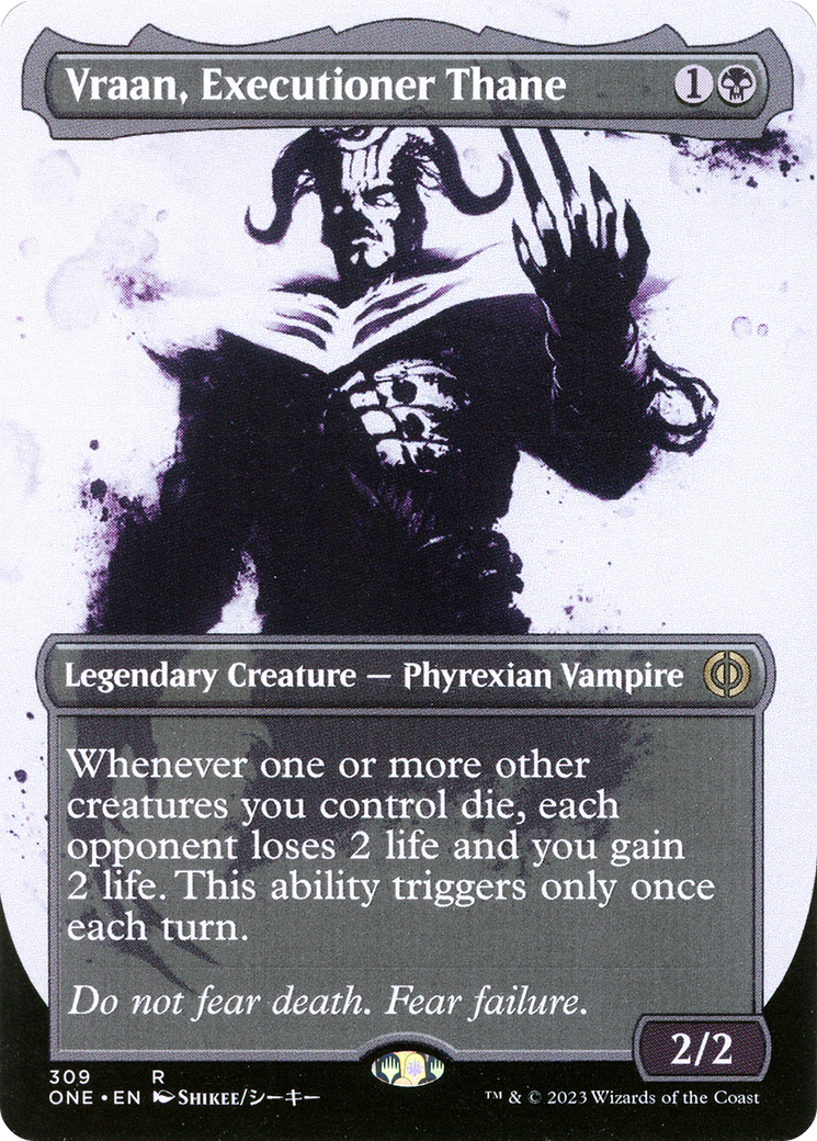 Vraan, Executioner Thane (Borderless Ichor) [Phyrexia: All Will Be One] | Sanctuary Gaming
