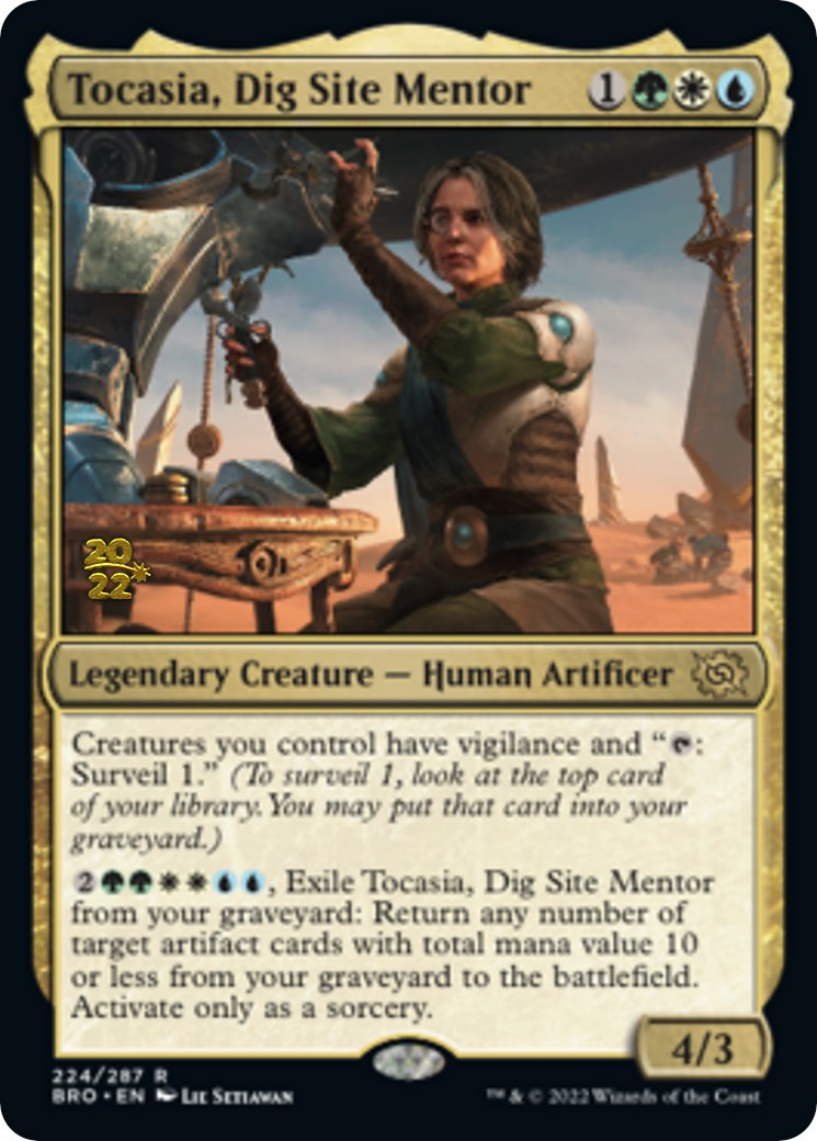 Tocasia, Dig Site Mentor [The Brothers' War: Prerelease Promos] | Sanctuary Gaming