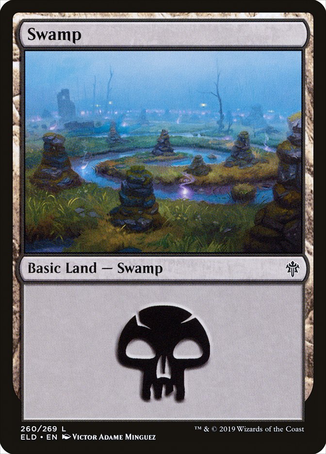 Swamp (260) [Throne of Eldraine] | Sanctuary Gaming