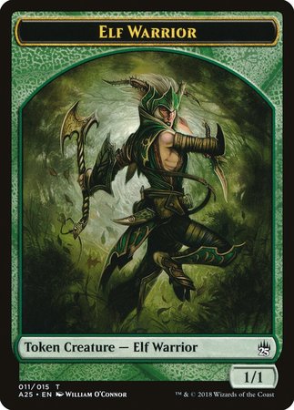Elf Warrior Token (011) [Masters 25 Tokens] | Sanctuary Gaming