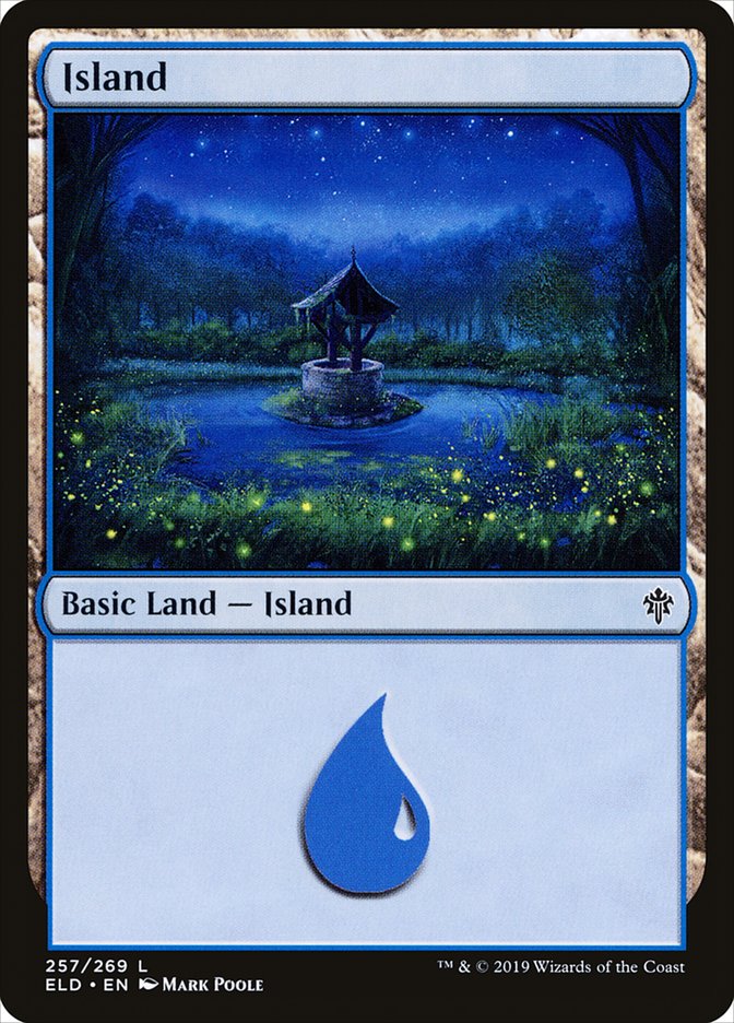 Island (257) [Throne of Eldraine] | Sanctuary Gaming